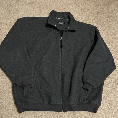 JoS. A. Bank Hombres XL Gris LEADBETTER GOLF MicroFleece Chaqueta ABRIGO CLÁSICO Foto 1 de 4