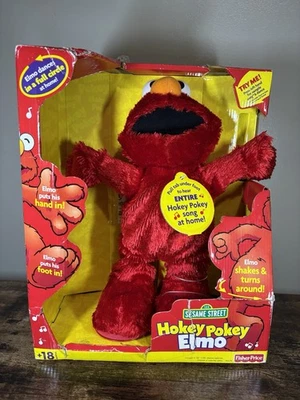 De colección. Hokey Pokey Elmo Sesame Street 2002 coleccionable con caja nuevo sin probar Foto 1 de 4