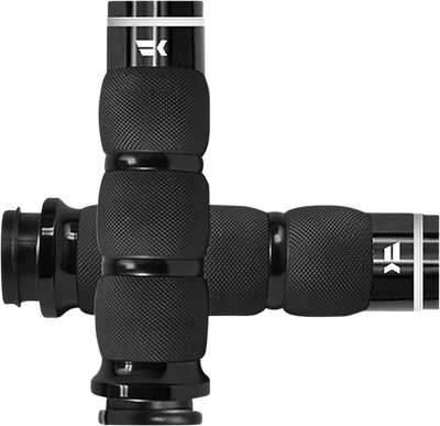 Empuñaduras de manillar Khrome Werks Turbine TBW 2008-2025 Harley Touring Softail Foto 1 de 2