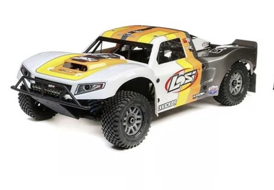 Losi 5IVE-T 2.0 V2: 1/5 4wd SCT Gas BND (Gry/Orng/Wht) - LOS05014V2T2 - Image 1 of 2