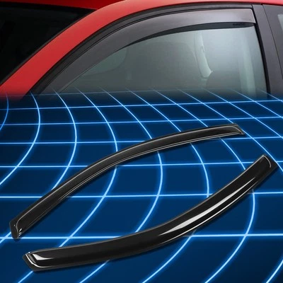 Visera de ventana tintada con cinta adhesiva ventilación deflector de lluvia solar para Fiat 500 2012-2017 1,4 L Foto 1 de 4