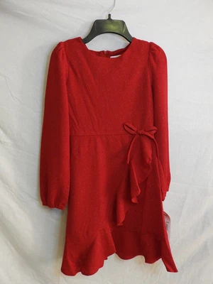 Rare Editions girls dress red size 14 - Image 1 of 3