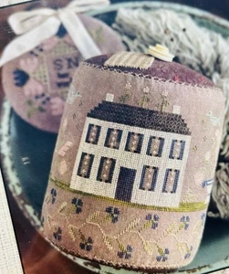 New Stacy Nash Designs FADED GARDEN PINKEEP DRUM Cross Stitch Pattern Chart - Picture 1 of 3