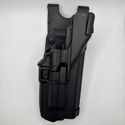 Funda Blackhawk Serpa Auto Lock Duty para mano derecha negra mate para Glock Foto 1 de 4