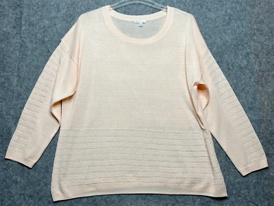 Suéter Cato Para Mujer 22W Rosa Transparente Suave Túnica Romántico Ligero Aireado Cómodo Topper Foto 1 de 4