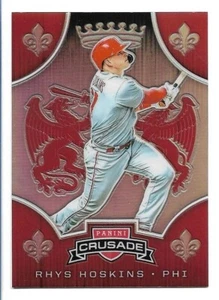 Rhys Hoskins 2019 Panini Chronicles Crusade Silver Prizm #23 Phillies - Imagen 1 de 2