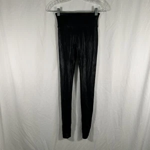Leggings Spanx para mujer pequeños negros lisos elásticos sin bolsillos - Imagen 1 de 8