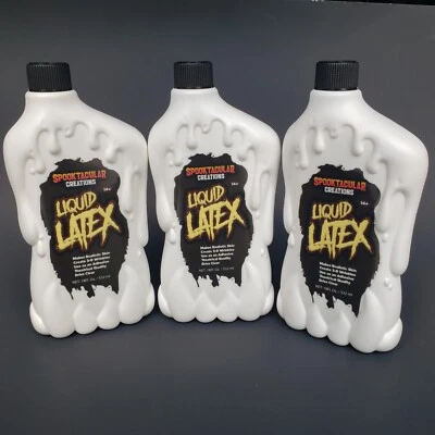 Lote de 3 Botellas de Látex Líquido Teatral Halloween Spooktacular Creations 18oz  Foto 1 de 3