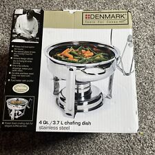 Denmark Tools for Cooks 4-quart Stainless Steel Chafing Dish Set New In Box