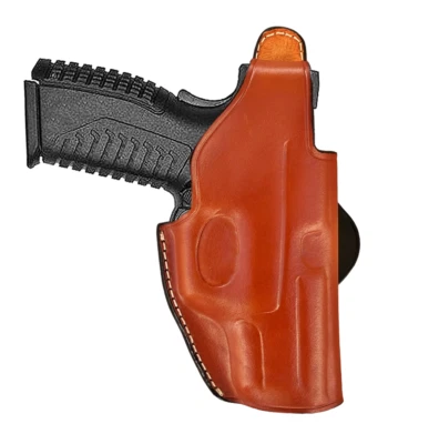 Funda de paleta de cuero para Springfield XD40 XD45 XDS45 XDM o 1911, rotura de pulgar Foto 1 de 4