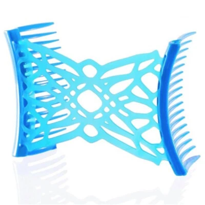 批发女式多穿魔法发梳蝴蝶夹双梳简单  — 第 1/4 张图片