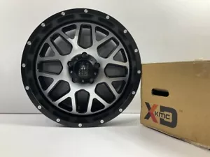 XD XD820 Grenade 20x9" 5x5.5" Black Machined Face Alloy Rim Wheel - Picture 1 of 5