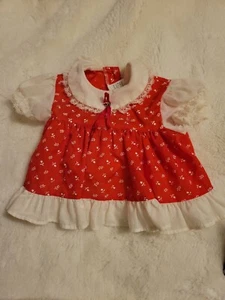 JCPenney Toddler Time Vintage Red and White Floral Dress 14 1/2 - 18 lbs  - Picture 1 of 10