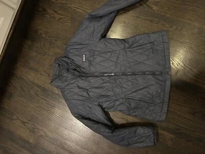 Patagonia Kids Nano Puff Brick Quilted Jacket Full Zip Navy Size XL 14 - Image 1 of 2