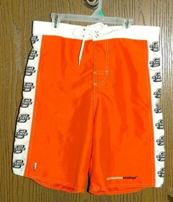 Ropa de playa deportiva de equipo Oklahoma State University OSU bañador juvenil grande Foto 1 de 4