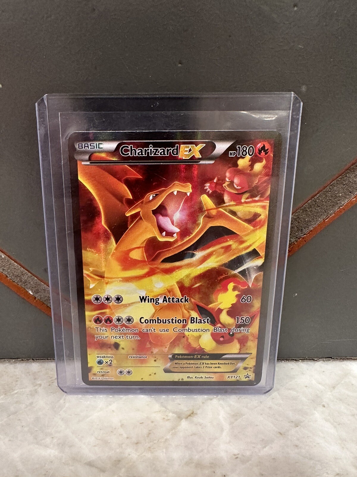 Charizard EX XY121 Ultra Rare Promo Regular Size Pokemon Very Lightly Played
