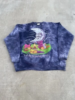 Винтаж 1995 The Mountain The Greatful Dead ' Till The Morning Comes Crewneck Размер XL - Изображение 1 из 4