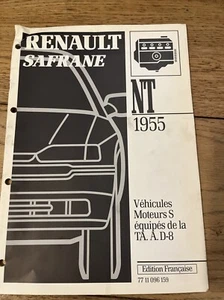 Manuel reparation ATELIER RENAULT Safrane Nt 1955 Transmission Automatique AD8 - Picture 1 of 9