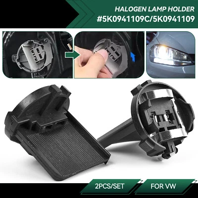 2stk H7 Scheinwerfer Lampenfassung Birnenfassung passt für VW Golf Jetta Tiguan - Bild 1 von 4