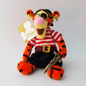 Bolso de frijoles de peluche de juguete suave Disney TIGGER PIRATE - NUEVO CON ETIQUETAS NUEVO Winnie the Pooh - Imagen 1 de 6