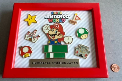 SUPER NINTENDO WORLD 2021 Universal Studios Japón empleado PIN set raro Mario Foto 1 de 4