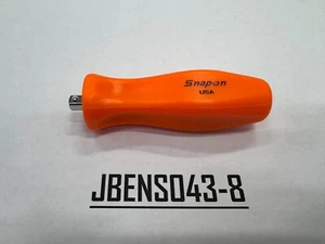 Snap-on Tools NEW RARE ORANGE 1/4" Drive Hard Grip Stubby Shank Driver TM40BO - Picture 1 of 7