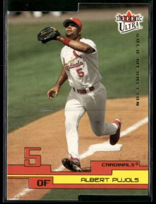 2003 Ultra #72 Albert Pujols Gold Medallion - Image 1 of 2