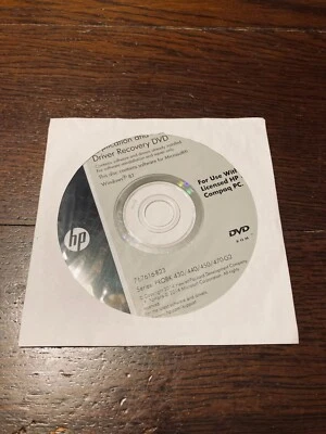 Recuperación de aplicaciones y controladores HP + SISTEMA OPERATIVO NUEVO DVD Win 8 767616-B23 ProBook 4xx G2 Foto 1 de 2