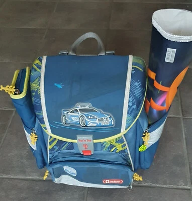 Step by Step Schulranzen blau/ Polizei - Bild 1 von 4