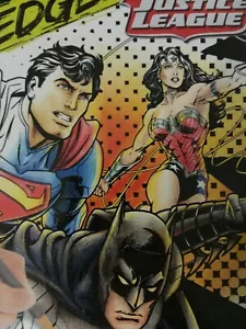 JUSTICE LEAGUE CRAYOLA ART WITH EDGE 30 PREMIUM COLORING PAGES  BRAND NEW SEALED - Picture 1 of 11