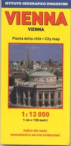 Vienna pianta della città - city map -  De Agostini editore 2004 - Nuova - - Imagen 1 de 1