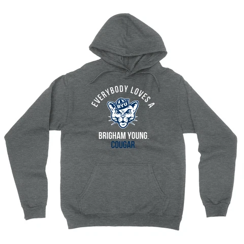 Venley Official NCAA "Everybody Loves A" BYU Cougar Hoodie Cover