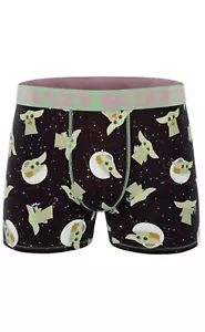CRAZY BOXER Mens Star Wars The Mandalorian Grogu Boxer Briefs Underwear Large - Picture 1 of 7
