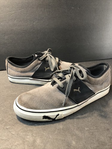 Puma Scarpe Sport Lifestyle El Ace Grigio Traforato Scamosciato Moda Sneakers Uomo 8