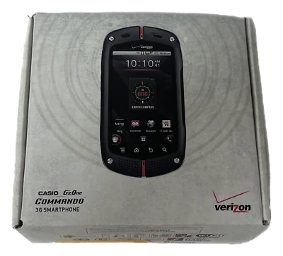 Casio - Commando - Black Model C771 - 8GB - (Verizon) Smartphone  3G CDMA - Image 1 of 4