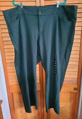 Womens Plus Torrid Studio Ponte Trousers Forest Green Sz 30S Dress Pants - Image 1 of 4