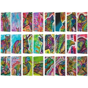 OFFICIAL DEAN RUSSO WILDLIFE 4 LEATHER BOOK WALLET CASE FOR HUAWEI XIAOMI TABLET - Picture 1 of 7