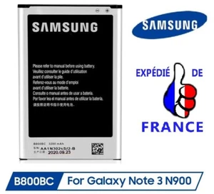Batterie Samsung Original 3200 MAH Galaxy Note 3 B800BE B800BC B800BU battery - Photo 1 sur 1