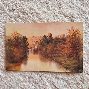 Warwick Castle From the Bridge Vintage Color Postcard-J Salmon 555 - Picture 1 of 4