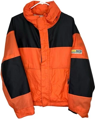 Chaqueta Hidronautica Vintage Años 90 Talla Mediana Naranja Forrada Negra Pesada De Colección Foto 1 de 4