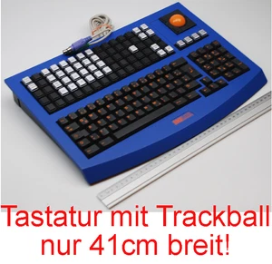 SKIDATA PS/2 MULTIMEDIA MECHANICAL KEYBOARD TASTATUR TRACKBALL CHERRY KEYS PS/2 - Bild 1 von 1
