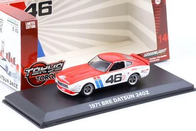 1:43 Greenlight 1971 BRE Datsun 240Z Brock Racing Enterprises Tokyo Torque #46 - Photo 1/3