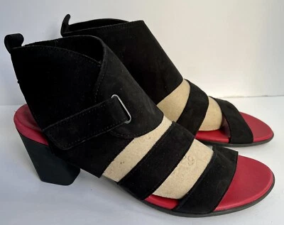 Sandalias Arche Farage de gamuza para mujer tacón bloque estado de ánimo/loto talla EU 40/US 9 Foto 1 de 4