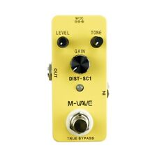 M-VAVE Distortion SC1 Guitar Effects Pedal Dynamic Response Real bypass