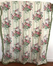 Custom Roman Shade Cotton & Lined 59" W x 73" L Unmounted & Unused