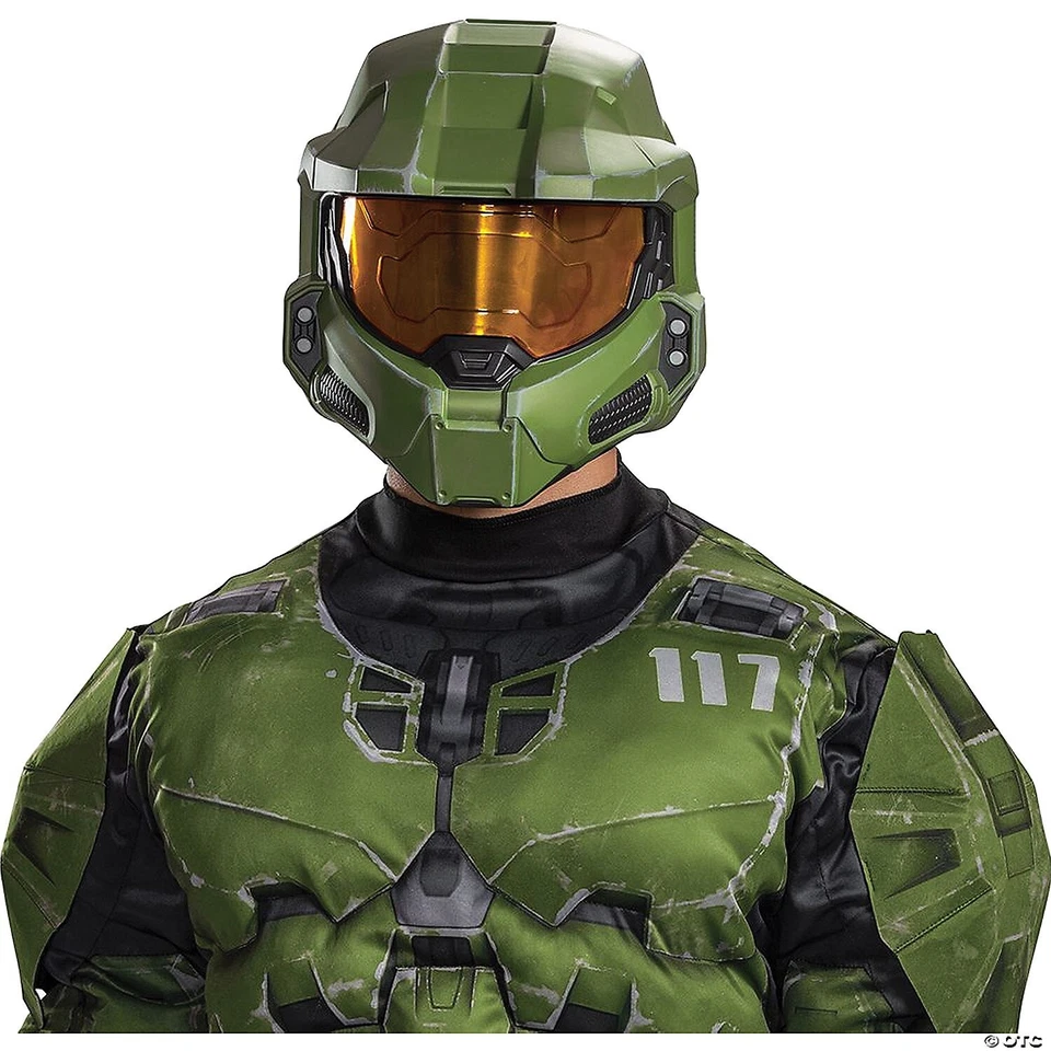 Adult's Halo™ Infinite Master Chief Full Character Helmet with Visor Disguise - Image 1 of 2