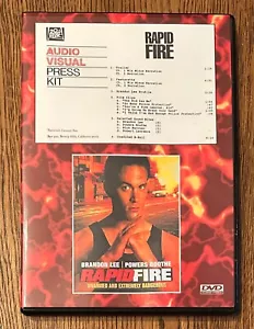 Rapid Fire (Brandon Lee) DVD Audio Visual Press Kit - Foto 1 di 3