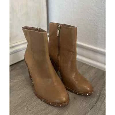 Botines de plataforma Giani Bini tostados con tachuelas talla 7,5 M Foto 1 de 4