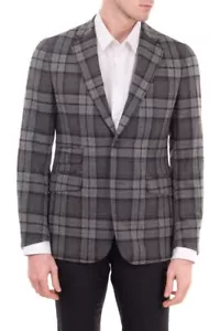 HACKETT 100 % Wolle Flanell Fensterscheibe kariert Blazer Jacke Größe 36R 46R XS $ 850 - Bild 1 von 22