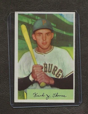 1954 Bowman Baseball #155 Frank Thomas, Pittsburgh Pirates, Rookie, NM! - Image 1 of 2
